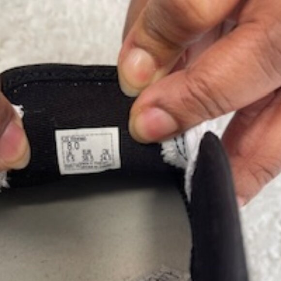 Black Slip on Vans size 8 - Picture 3 of 8